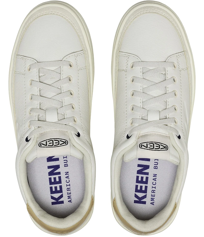 Keen Women's USA-Made KM1 Leather Court Sneakers