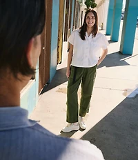 Keen Women's USA-Made KM1 Leather Court Sneakers