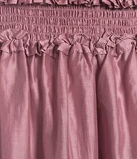 Kelly Grace Chiffon Ruffle Shoulder Fit And Flare A-Line Mini Dress