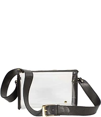 Kelly-Tooke Medium Clear Contrast Trim Crossbody Bag