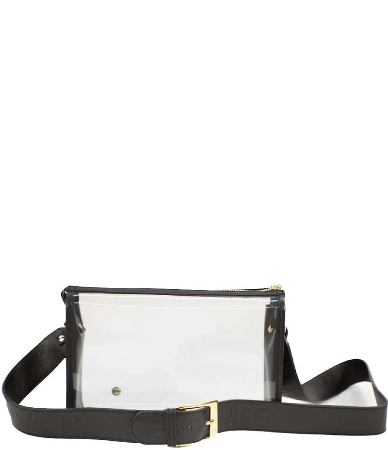 Kelly-Tooke Medium Clear Contrast Trim Crossbody Bag