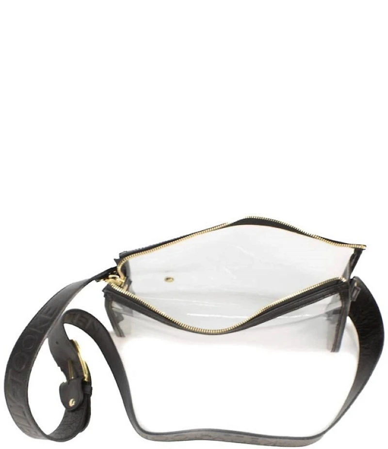 Kelly-Tooke Medium Clear Contrast Trim Crossbody Bag