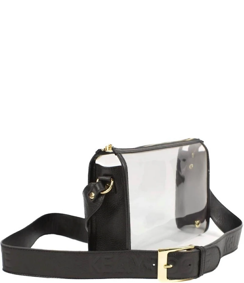 Kelly-Tooke Medium Clear Contrast Trim Crossbody Bag