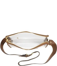 Kelly-Tooke Medium Clear Contrast Trim Crossbody Bag