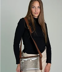 Kelly-Tooke Medium Clear Contrast Trim Crossbody Bag