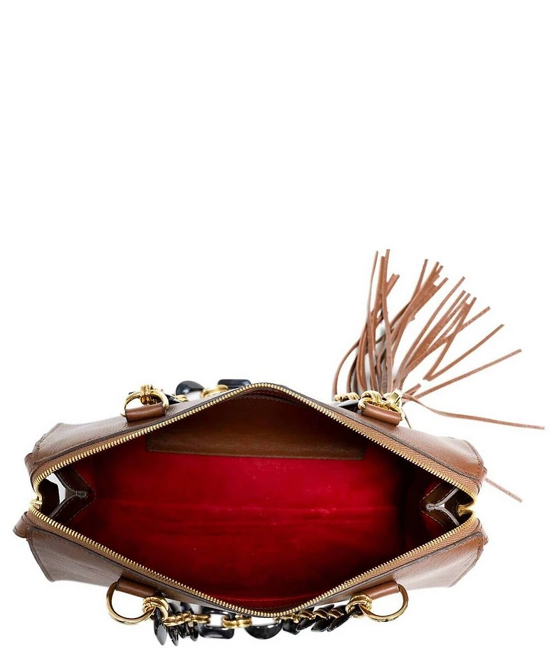 Kelly-Tooke Medium Soho Gold Chain Satchel Bag