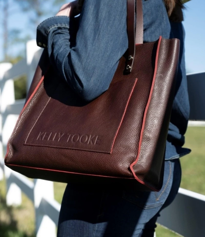 Kelly-Tooke Saddle Shopper Tote Bag