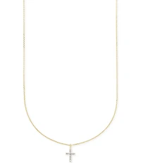 Kendra Scott 14k Yellow Gold Cross Pendant Necklace