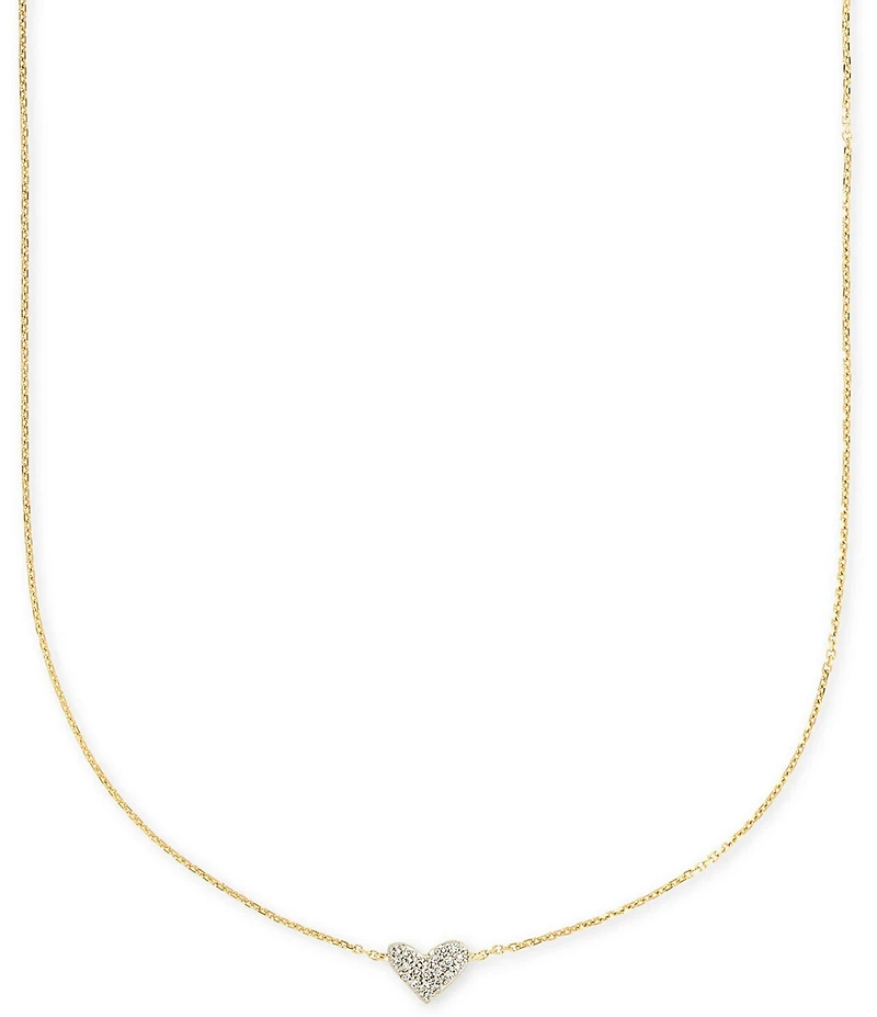 Kendra Scott 14k Yellow Gold Heart Pendant Necklace