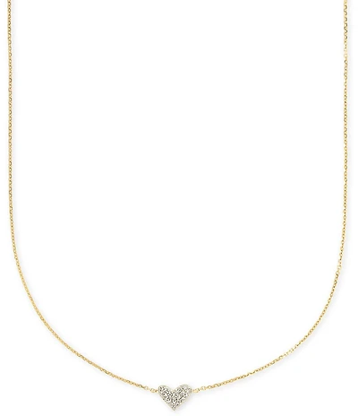 Kendra Scott 14k Yellow Gold Heart Pendant Necklace
