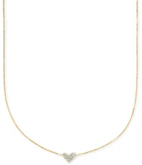 Kendra Scott 14k Yellow Gold Heart Pendant Necklace