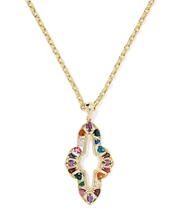 Kendra Scott Abbie Crystal Long Pendant Necklace