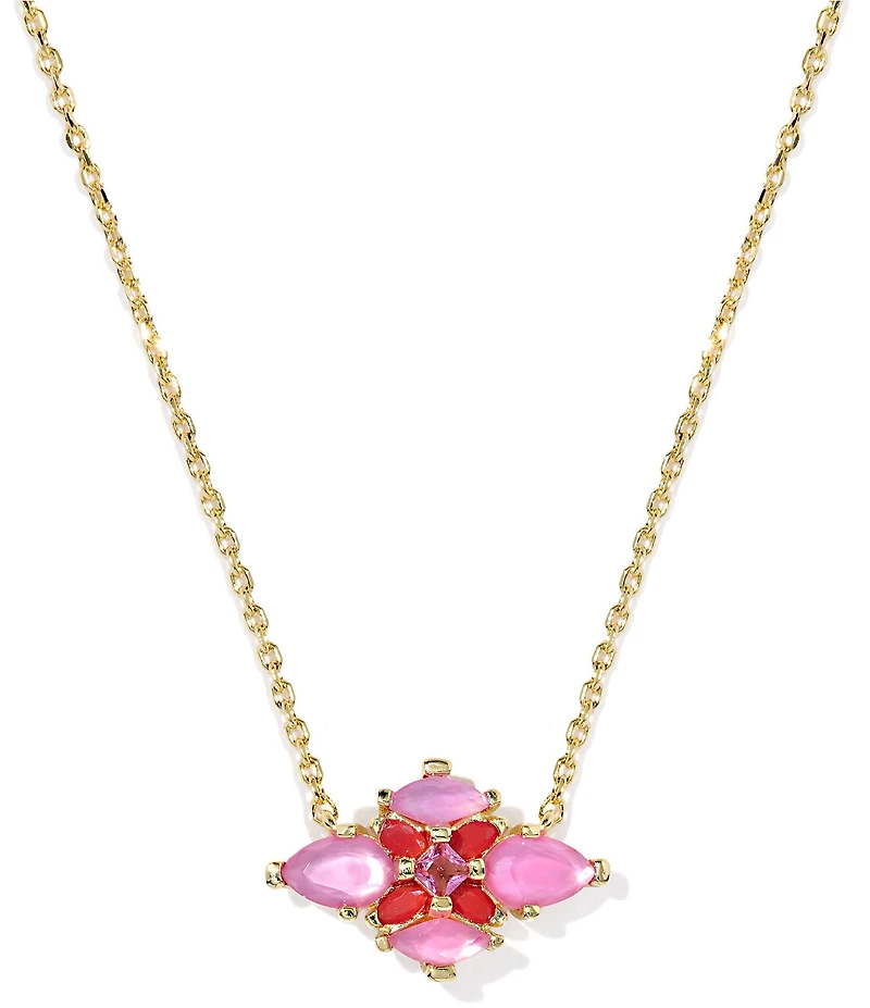 Kendra Scott Abbie Crystal Short Pendant Necklace