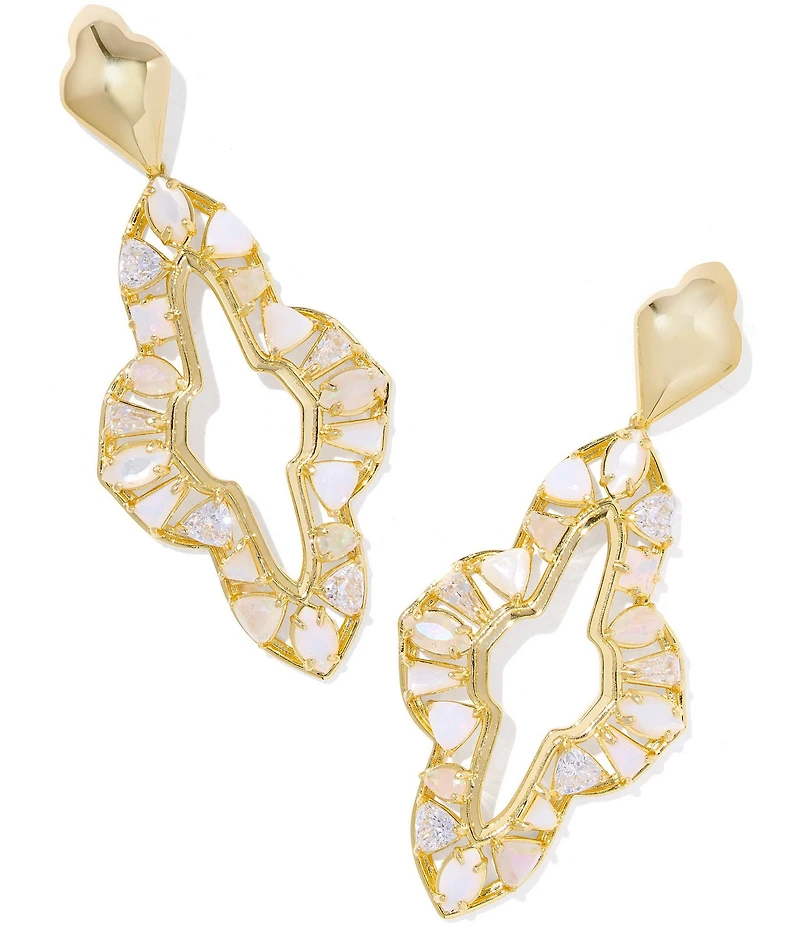 Kendra Scott Abbie Crystal Statement Drop Earrings