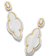 Kendra Scott Abbie Enamel Frame Drop Earrings