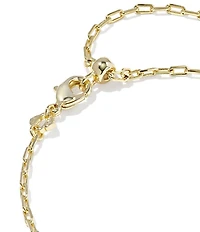 Kendra Scott Abbie Medallion Delicate Chain Line Bracelet