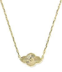 Kendra Scott Abbie Medallion Short Pendant Necklace