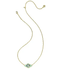 Kendra Scott Abbie Medallion Short Pendant Necklace