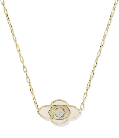 Kendra Scott Abbie Medallion Short Pendant Necklace