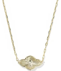 Kendra Scott Abbie Medallion Short Pendant Necklace