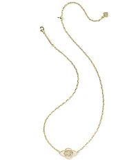 Kendra Scott Abbie Medallion Short Pendant Necklace