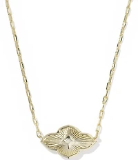 Kendra Scott Abbie Medallion Short Pendant Necklace