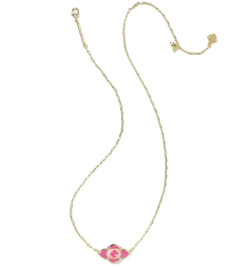 Kendra Scott Abbie Medallion Short Pendant Necklace