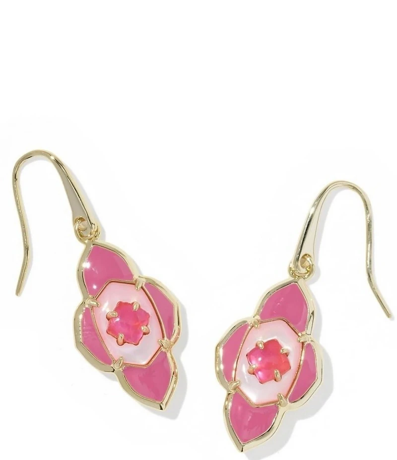 Kendra Scott Abbie Medallion Small Drop Earrings