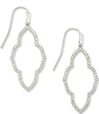 Kendra Scott Abbie Small Crystal Open Frame Drop Earrings
