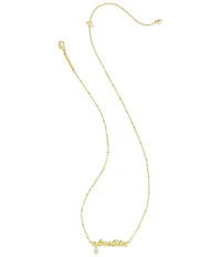 Kendra Scott Abuelita Crystal Short Pendant Necklace