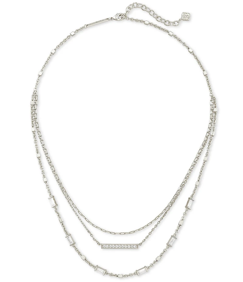 Kendra Scott Addison Triple Strand Chain Necklace