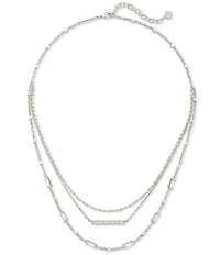 Kendra Scott Addison Triple Strand Chain Necklace