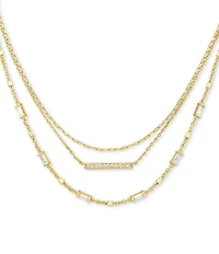 Kendra Scott Addison Triple Strand Chain Necklace