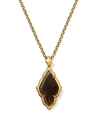 Kendra Scott Adeline Scallop Frame Long Pendant Necklace