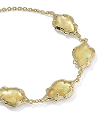 Kendra Scott Adriana Scallop Frame Delicate Chain Line Bracelet