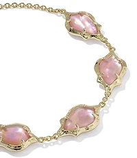 Kendra Scott Adriana Scallop Frame Delicate Chain Line Bracelet