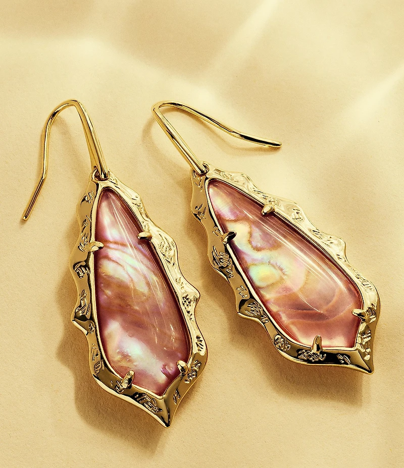 Kendra Scott Adriana Scallop Frame Drop Earrings