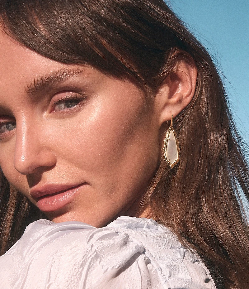 Kendra Scott Adriana Scallop Frame Drop Earrings