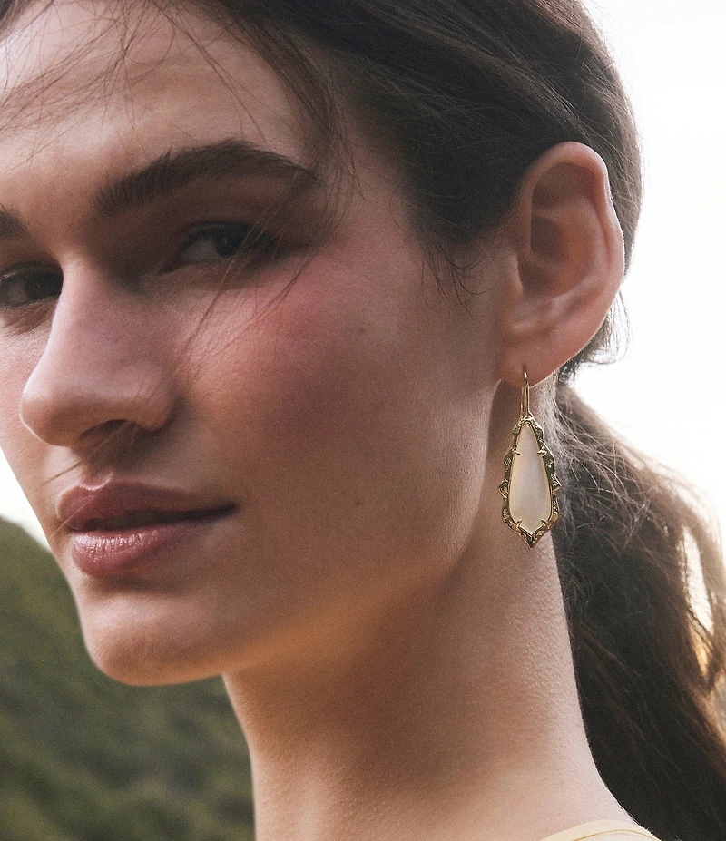 Kendra Scott Adriana Scallop Frame Drop Earrings