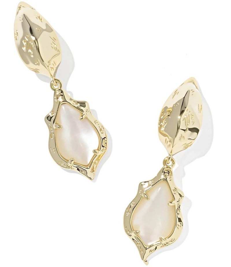 Kendra Scott Adriana Scallop Frame Huggie Hoop Earrings