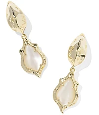 Kendra Scott Adriana Scallop Frame Huggie Hoop Earrings