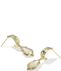 Kendra Scott Adriana Scallop Frame Huggie Hoop Earrings