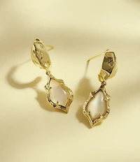 Kendra Scott Adriana Scallop Frame Huggie Hoop Earrings