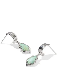 Kendra Scott Adriana Scallop Frame Huggie Hoop Earrings