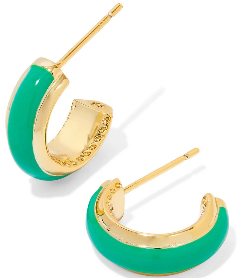 Kendra Scott Ainsley Puffy Huggie Hoop Earrings