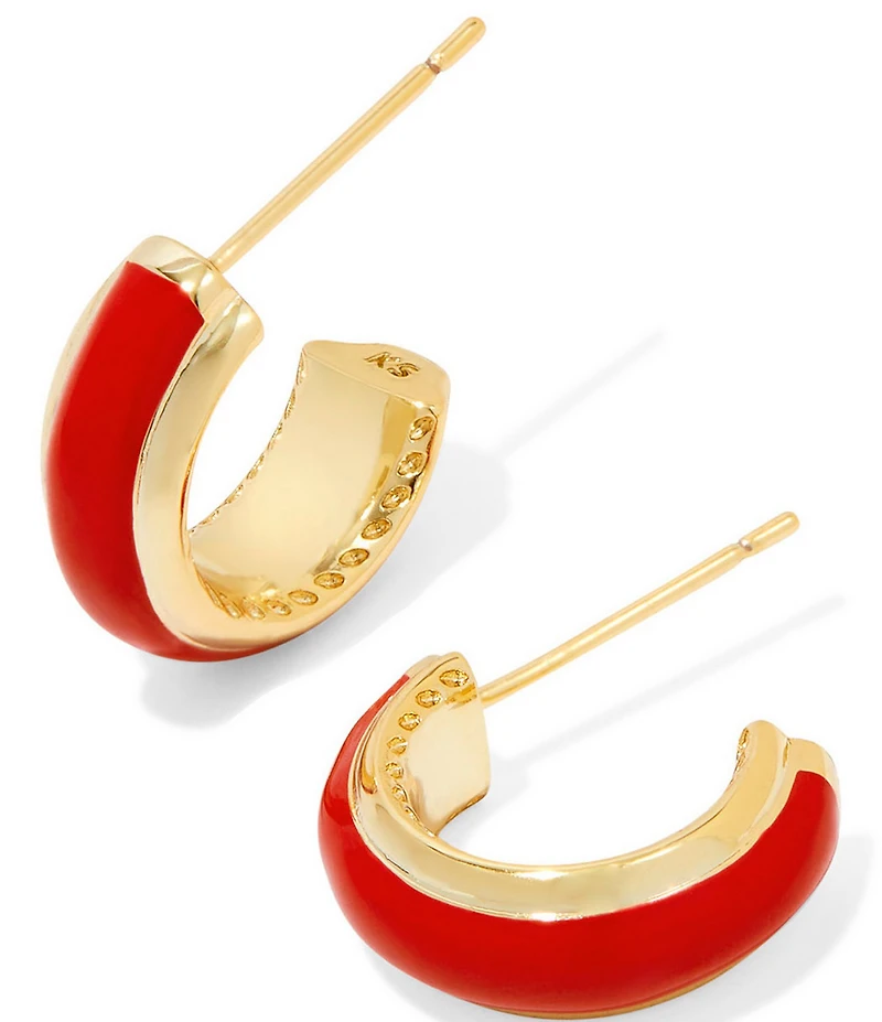 Kendra Scott Ainsley Puffy Huggie Hoop Earrings