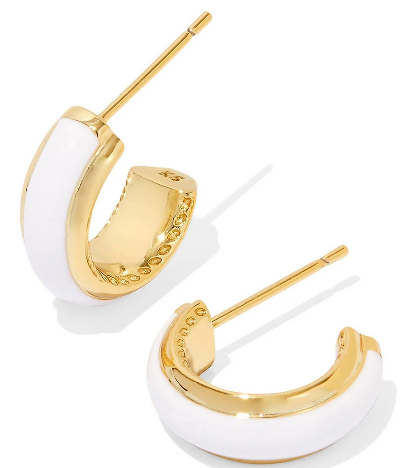 Kendra Scott Ainsley Puffy Huggie Hoop Earrings