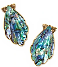 Kendra Scott Alexa Abalone Shell Statement Drop Earrings