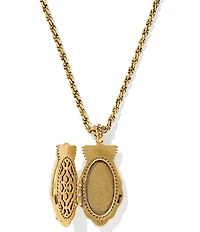 Kendra Scott Alexa Shell Locket Short Pendant Necklace