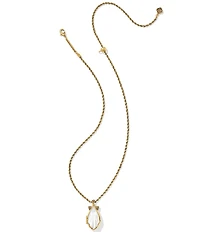 Kendra Scott Alexa Shell Locket Short Pendant Necklace